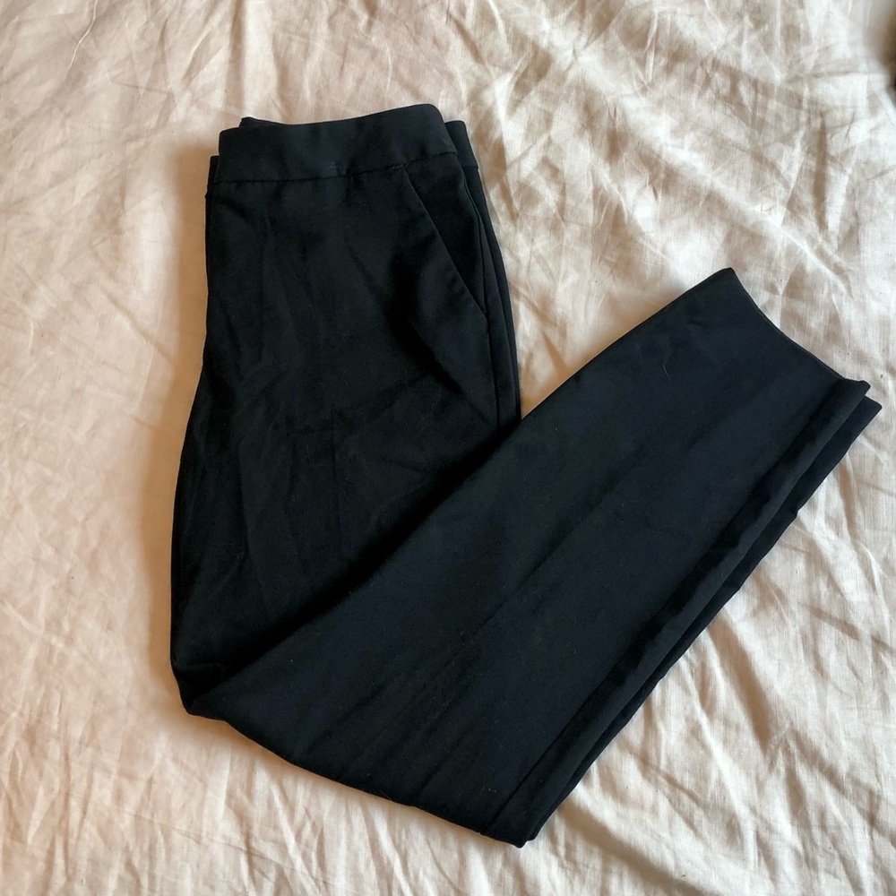 Express High–Waisted Capri Black Business Casual/Formal Pants